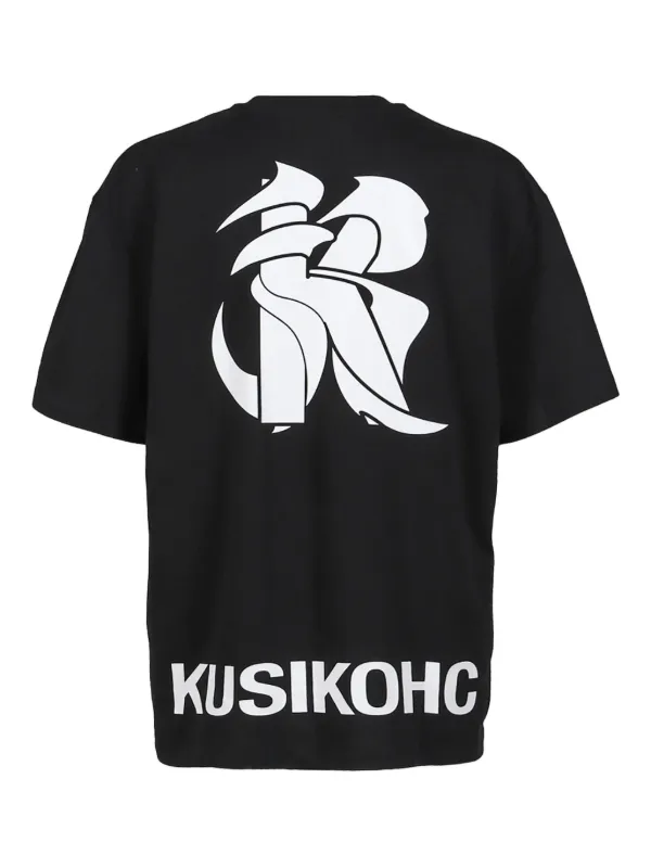 KUSIKOHC グラフィック Tシャツ | ブラック | FARFETCH JP