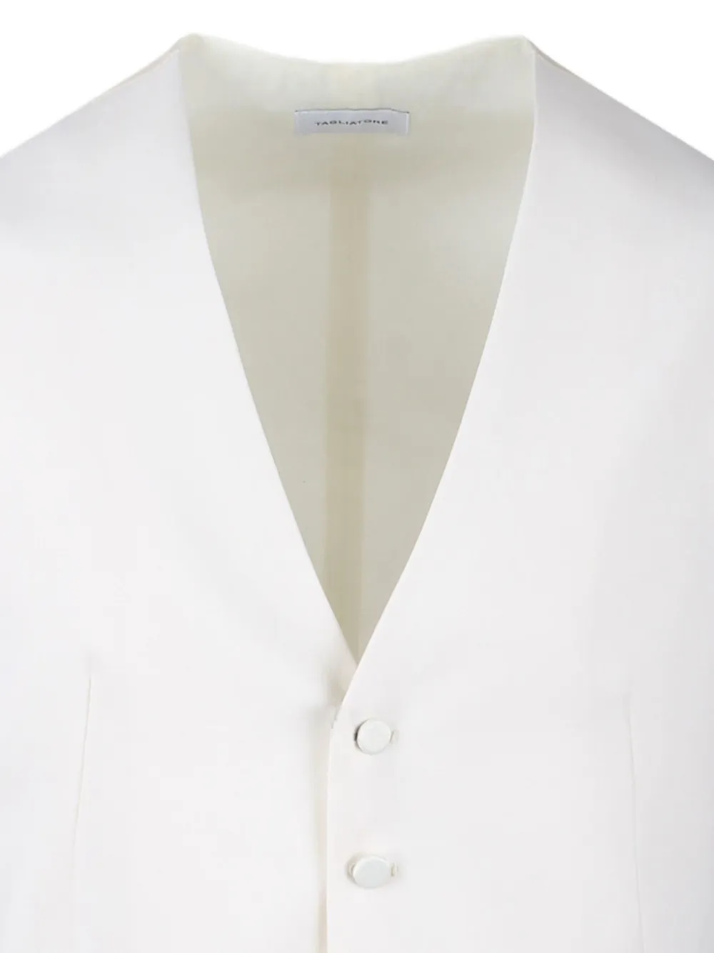 Shop Tagliatore Virgin Wool Waistcoat
