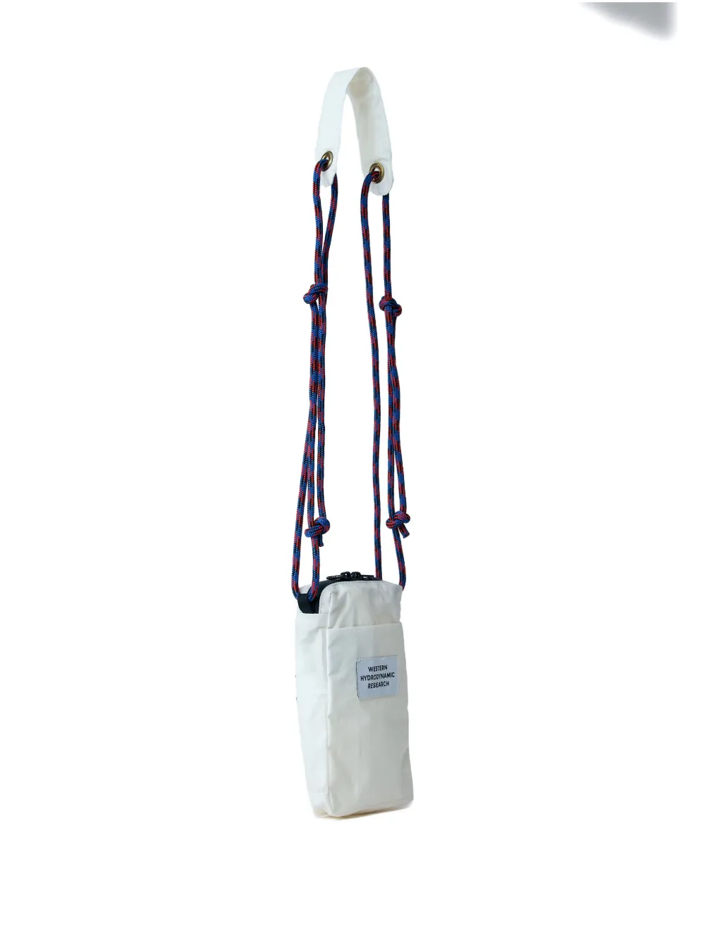 Western Hydrodynamic Research Logo Cross Body Bag In White