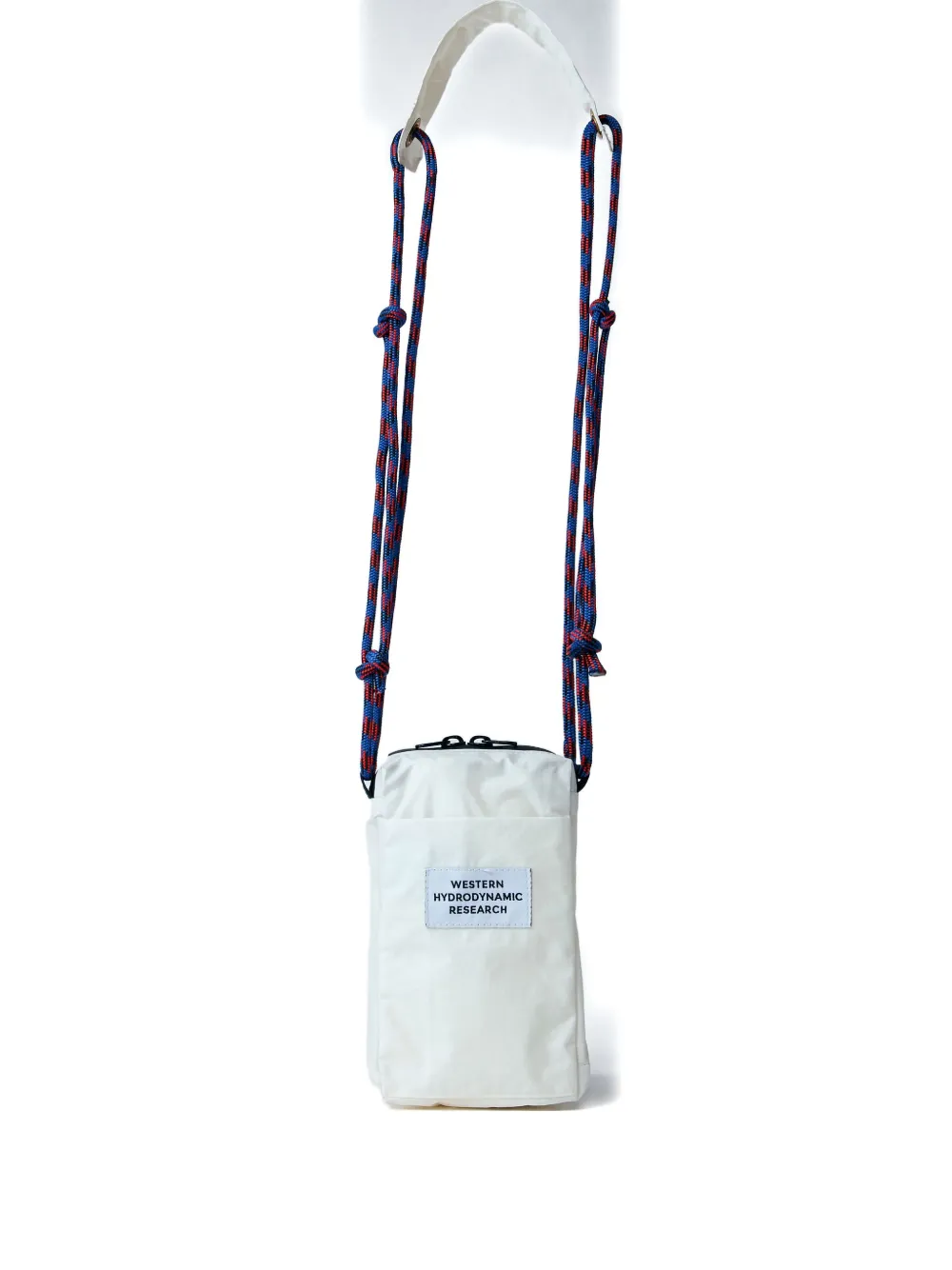 Western Hydrodynamic Research Logo Cross Body Bag In White