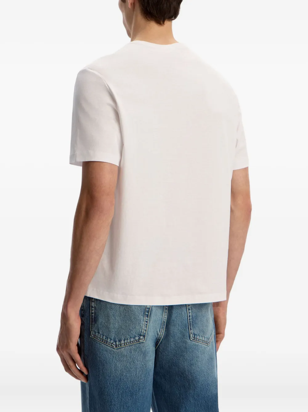 12 STOREEZ Katoenen T-shirt Wit