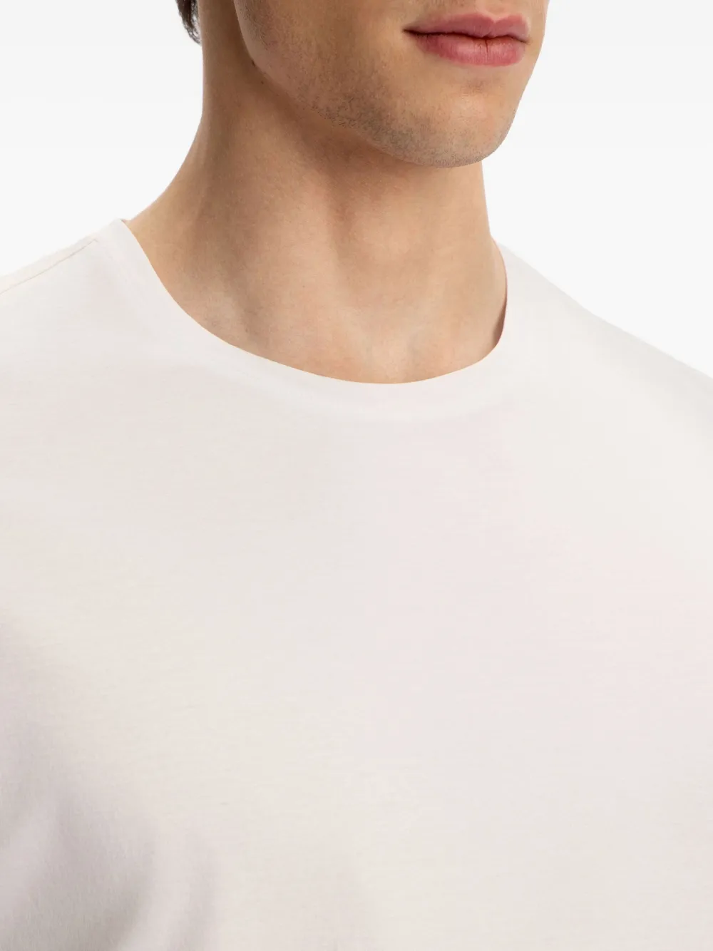 12 STOREEZ Katoenen T-shirt Wit