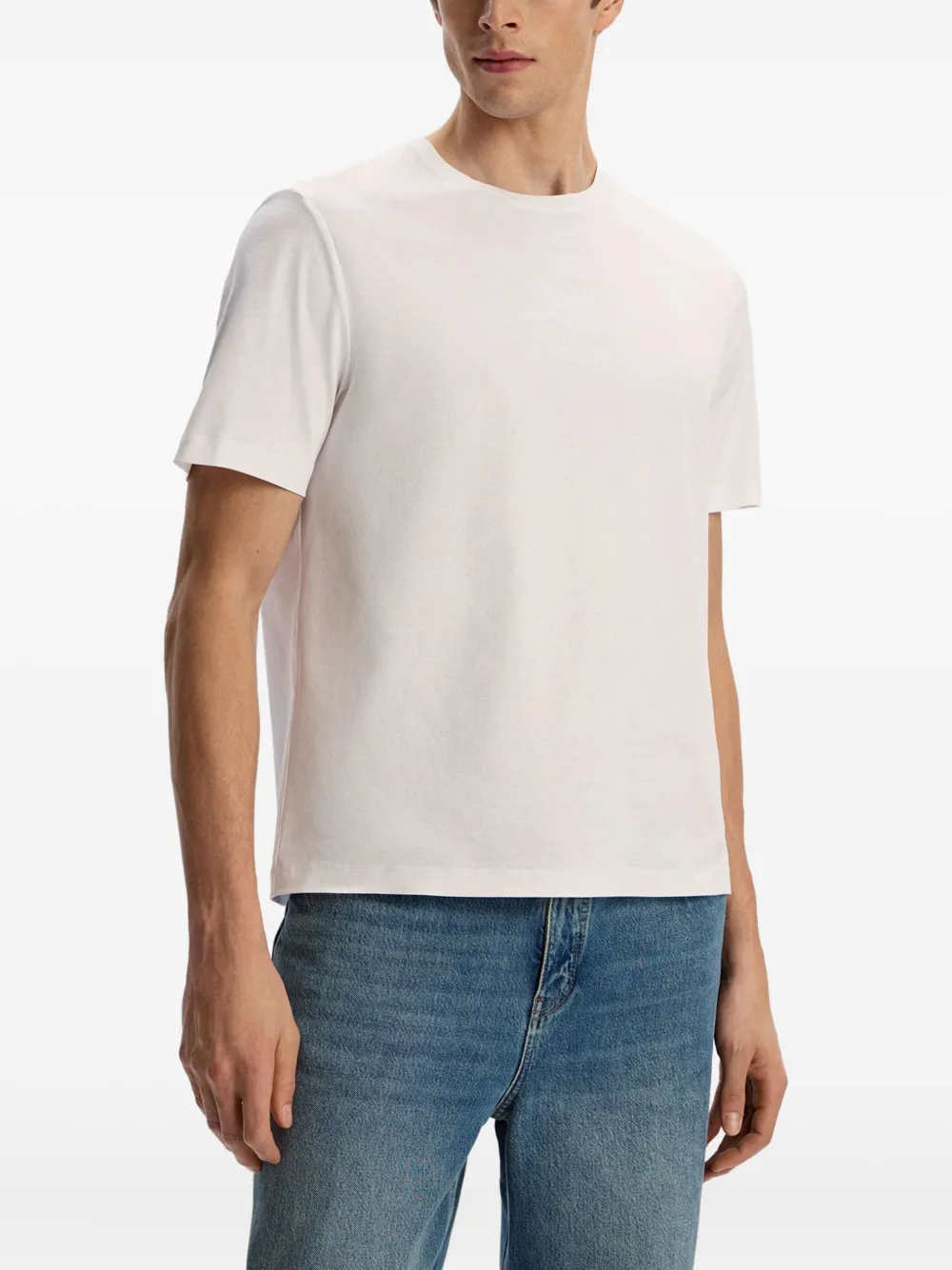 12 STOREEZ Katoenen T-shirt Wit