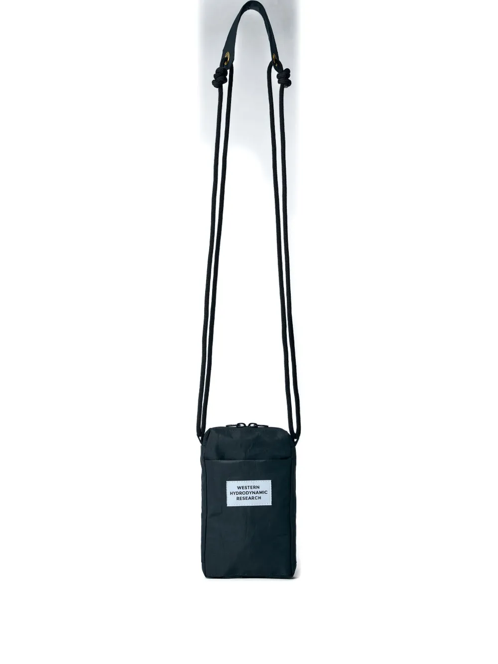 Western Hydrodynamic Research Logo-patch Messenger Bag In Schwarz