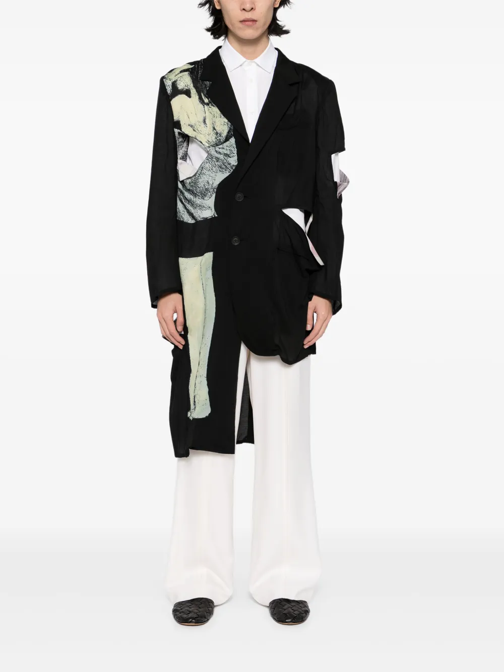 Yohji Yamamoto graphic-print blazer | Blazers | Image 2