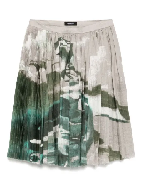 Undercover falda con pliegues