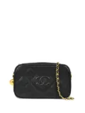 CHANEL Pre-Owned 1992 Interlocking CC-logo camera bag - Black