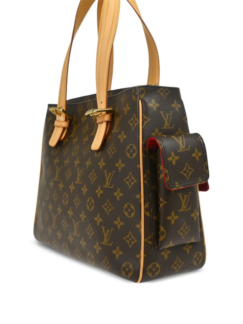 Pre-owned Louis Vuitton 2004 Multipli Cite Handbag In Brown