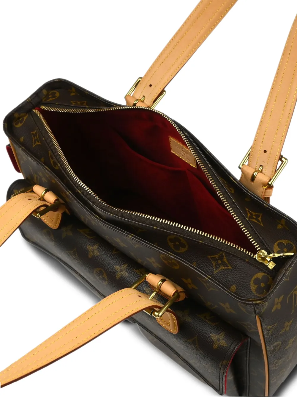 Pre-owned Louis Vuitton 2004 Multipli Cite Handbag In Brown