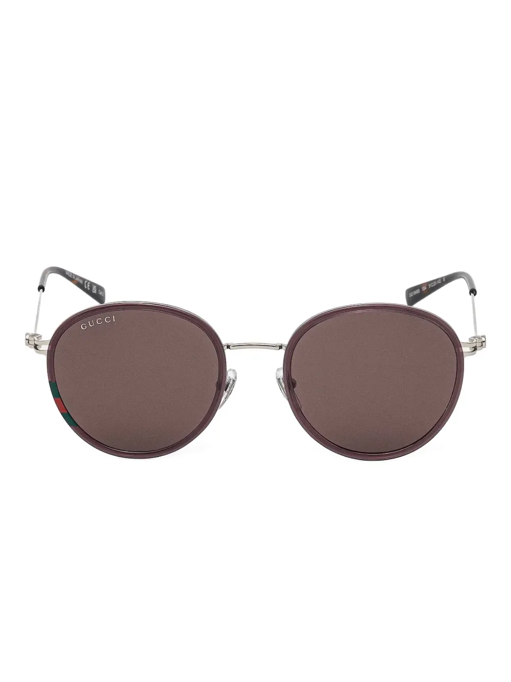 Gucci Eyewear Zonnebril met getinte glazen Zilver