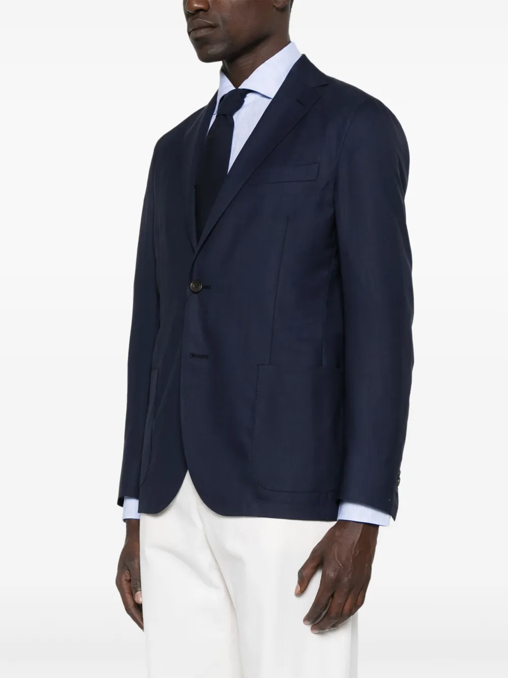 Corneliani Wollen blazer Blauw