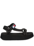 Tommy Jeans platform strap sandals - Black