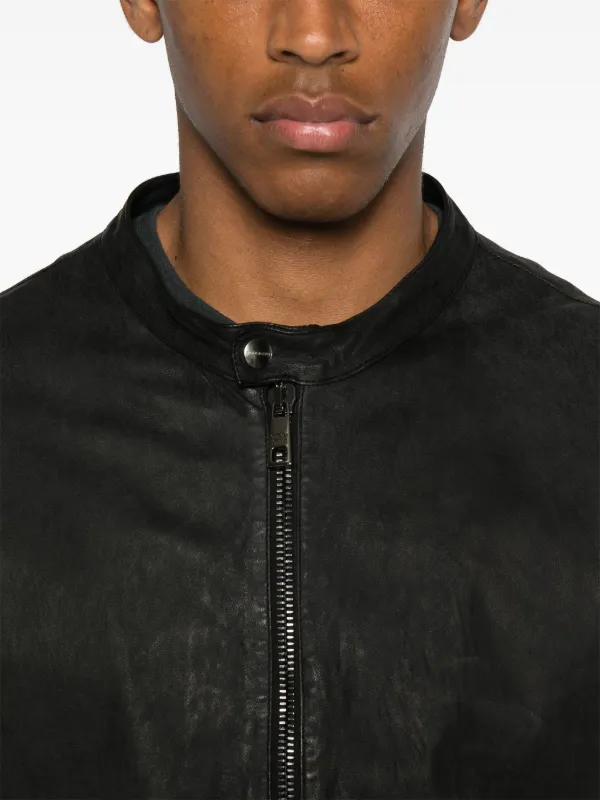 Giorgio Brato ジップアップ レザージャケット | ブラック | FARFETCH JP