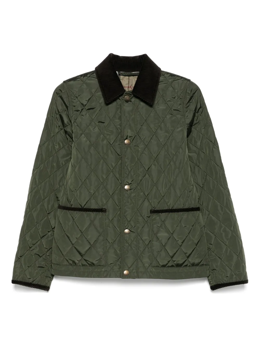 Burberry Gewatteerd jack Groen