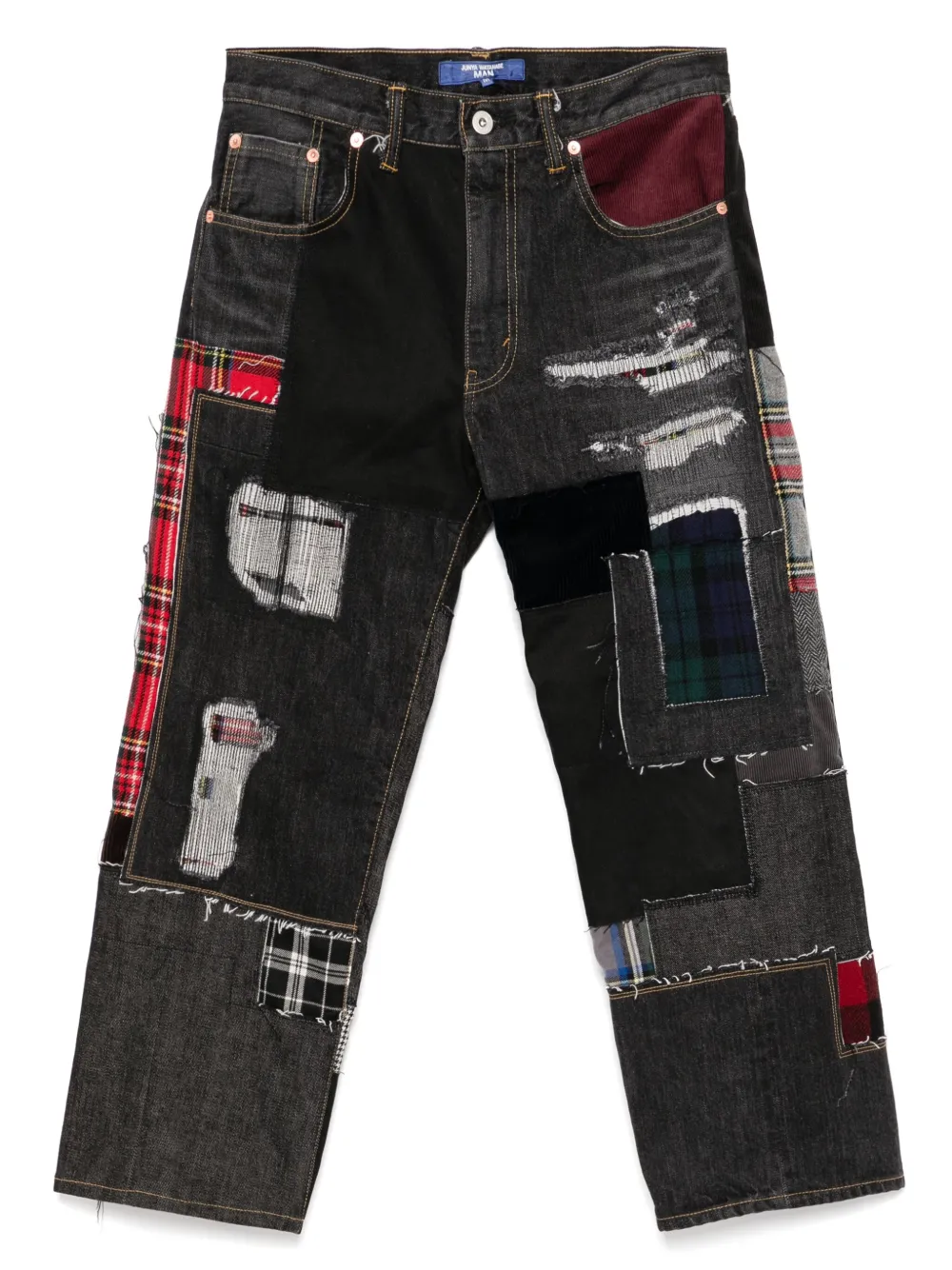 Junya Watanabe MAN Cropped jeans Zwart