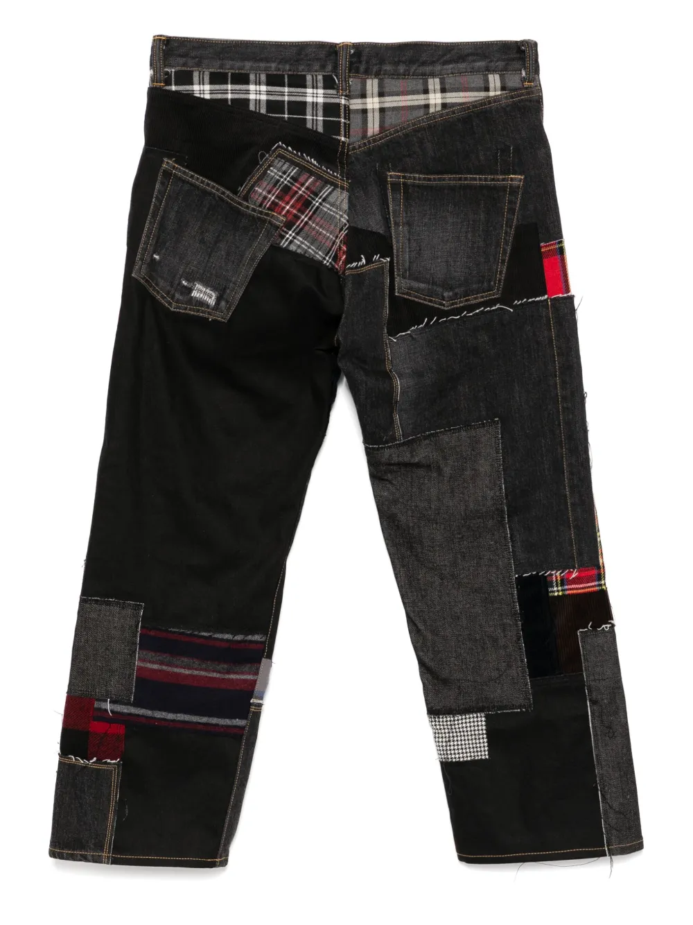 Junya Watanabe MAN Cropped jeans Zwart