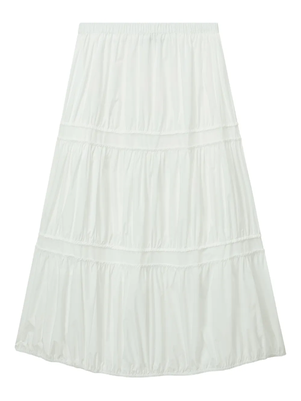 tiered ruffle skirt
