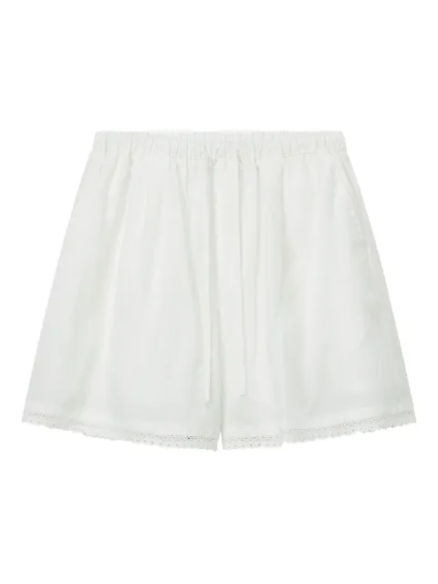 tout a coup scalloped-edge shorts