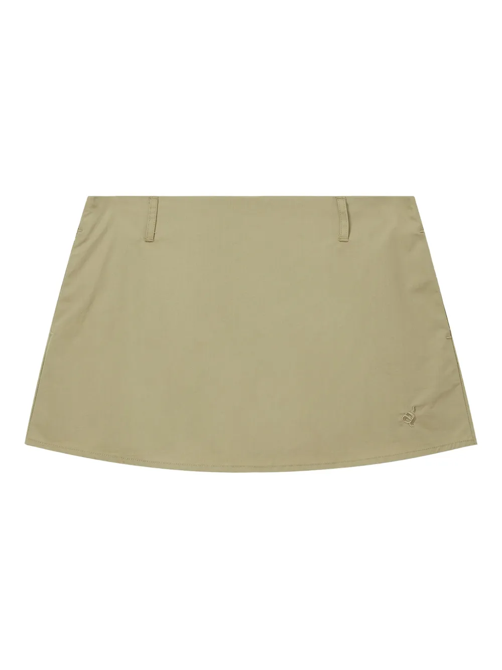 structured A-line skirt