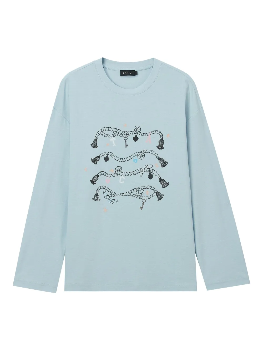 graphic-print long-sleeve T-shirt