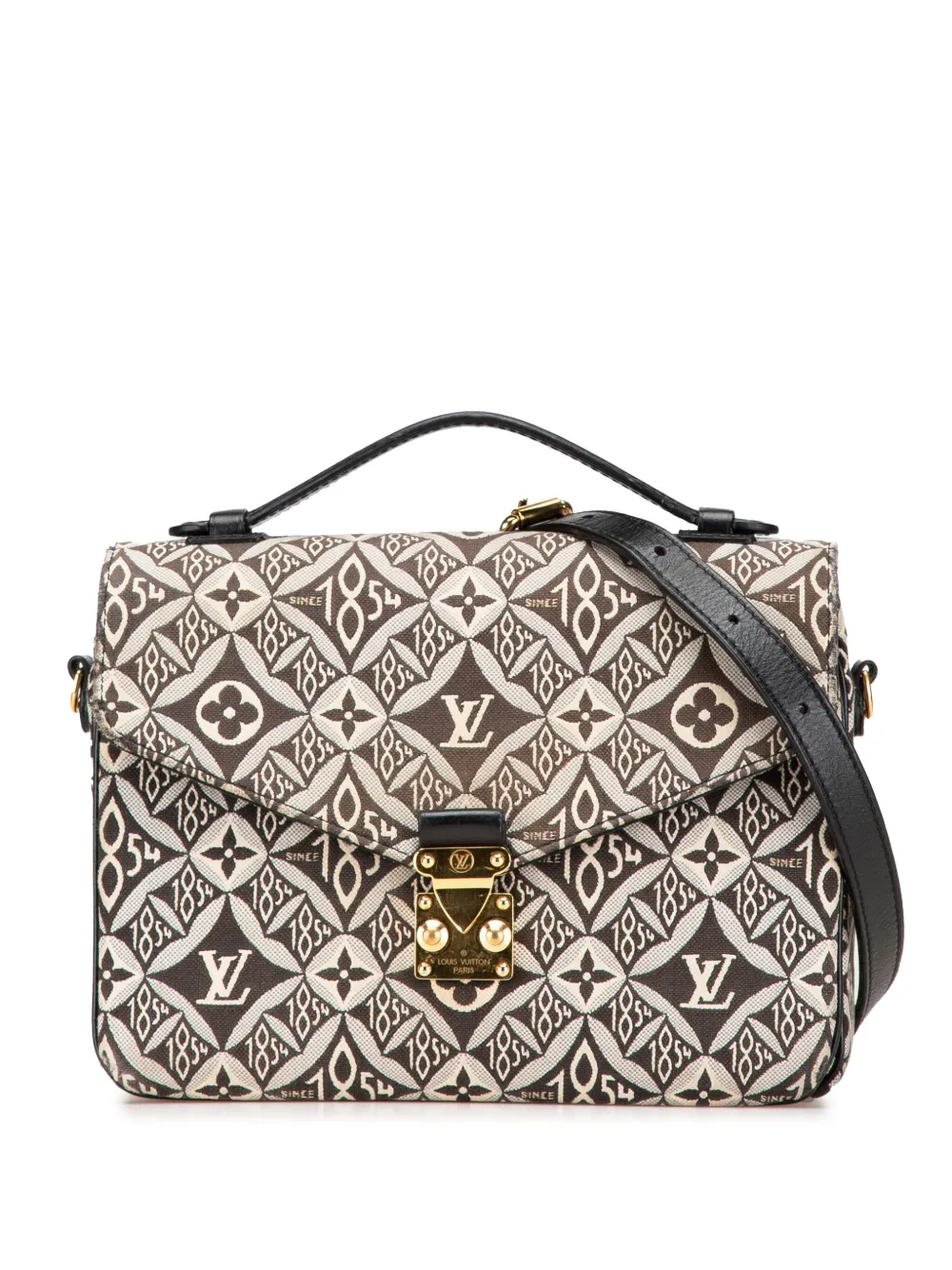 Louis Vuitton Pre-Owned 2020 シンス 1854 ポシェット メティス サッチェルバッグ - ブラック Louis Vuitton Pre-Owned 2020 シンス 1854 ポシェット メティス サッチェルバッグ - ブラック