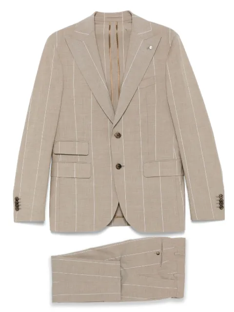 LUIGI BIANCHI MANTOVA striped suit