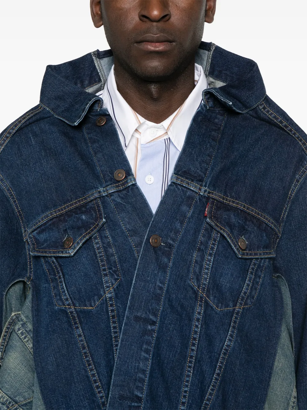Junya Watanabe MAN x Levi's jack met wijde hals Blauw