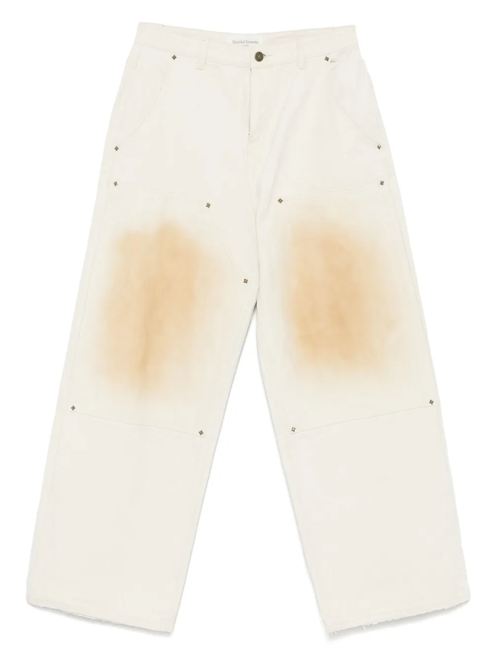 UNTITLED ARTWORKS Hose im Layering-Look | Nude | Image 1