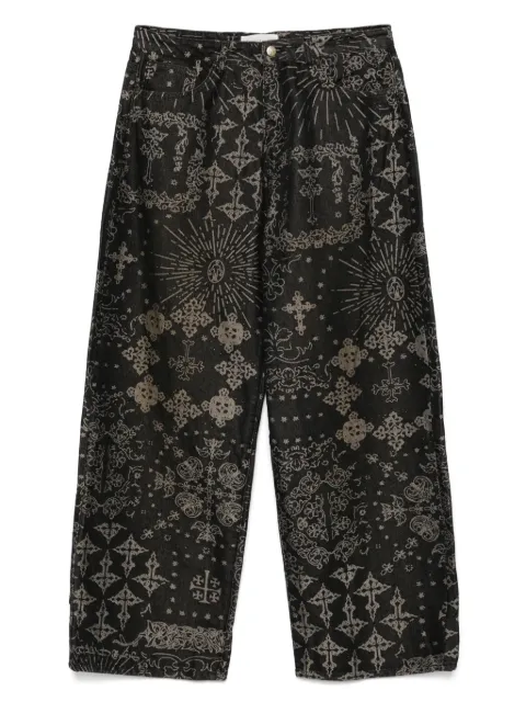 UNTITLED ARTWORKS jeans en jacquard