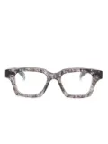 Takaori square-frame glasses - Grey