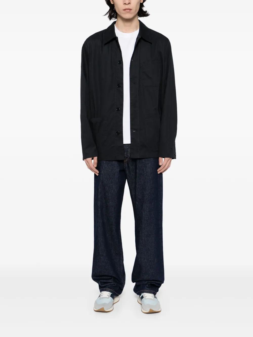 A.P.C. Lazare shirtjack Blauw