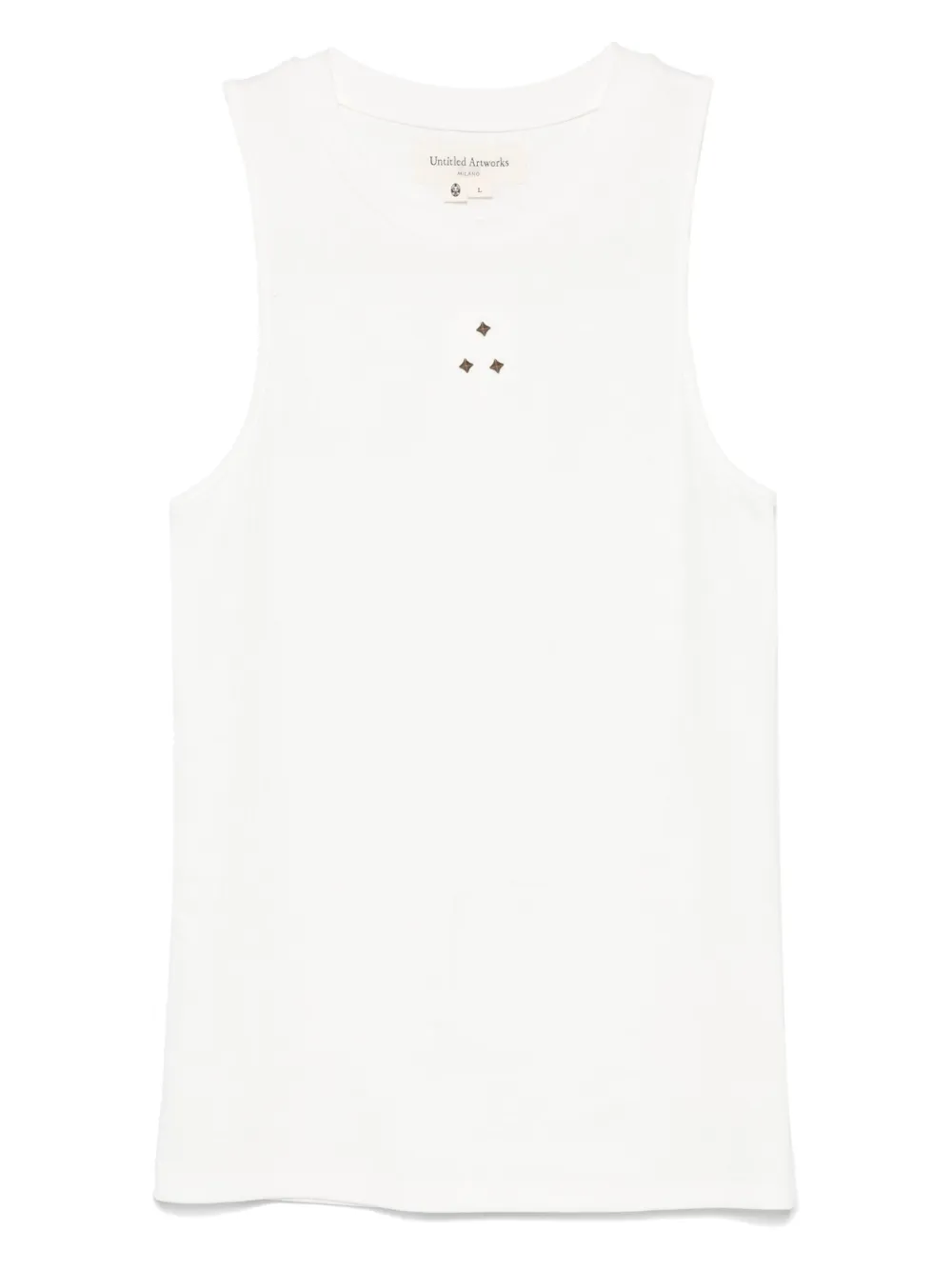 UNTITLED ARTWORKS camiseta con apliques de estrella | blanco | Image 1