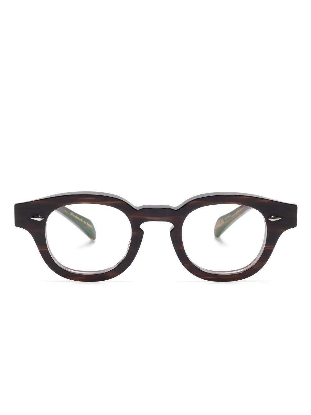 Takaori round-frame glasses | Brown | Image 1