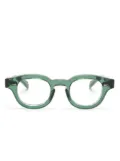 Takaori round-frame glasses - Green