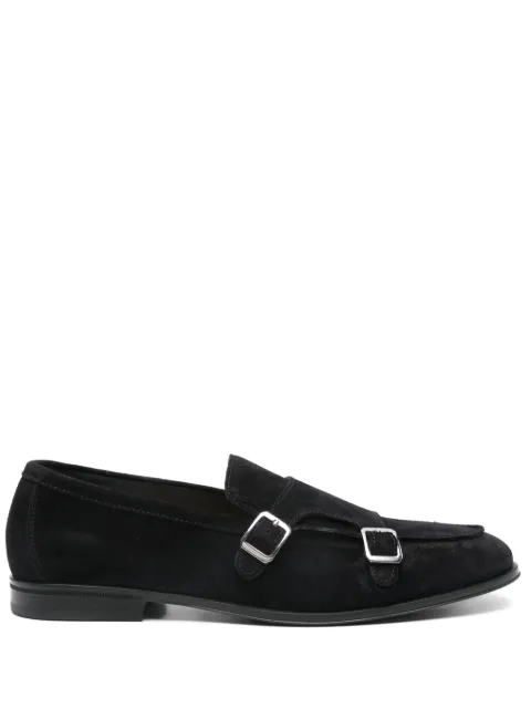 Doucal's suede monk shoes