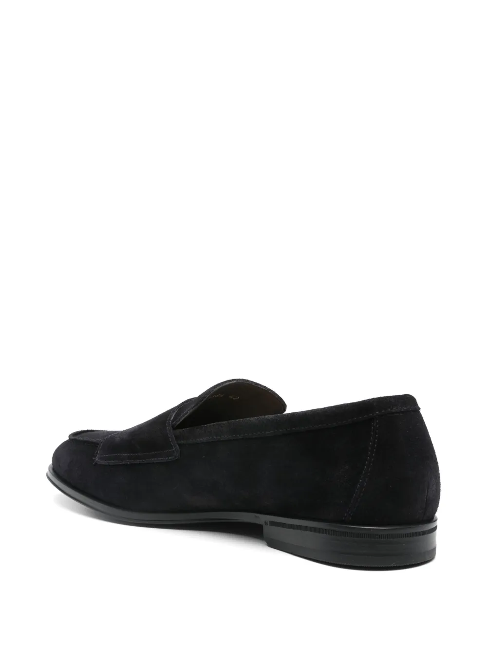 Doucal's suede monk shoes Blue