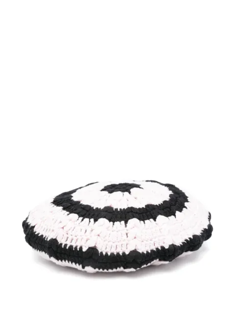 GANNI striped beret