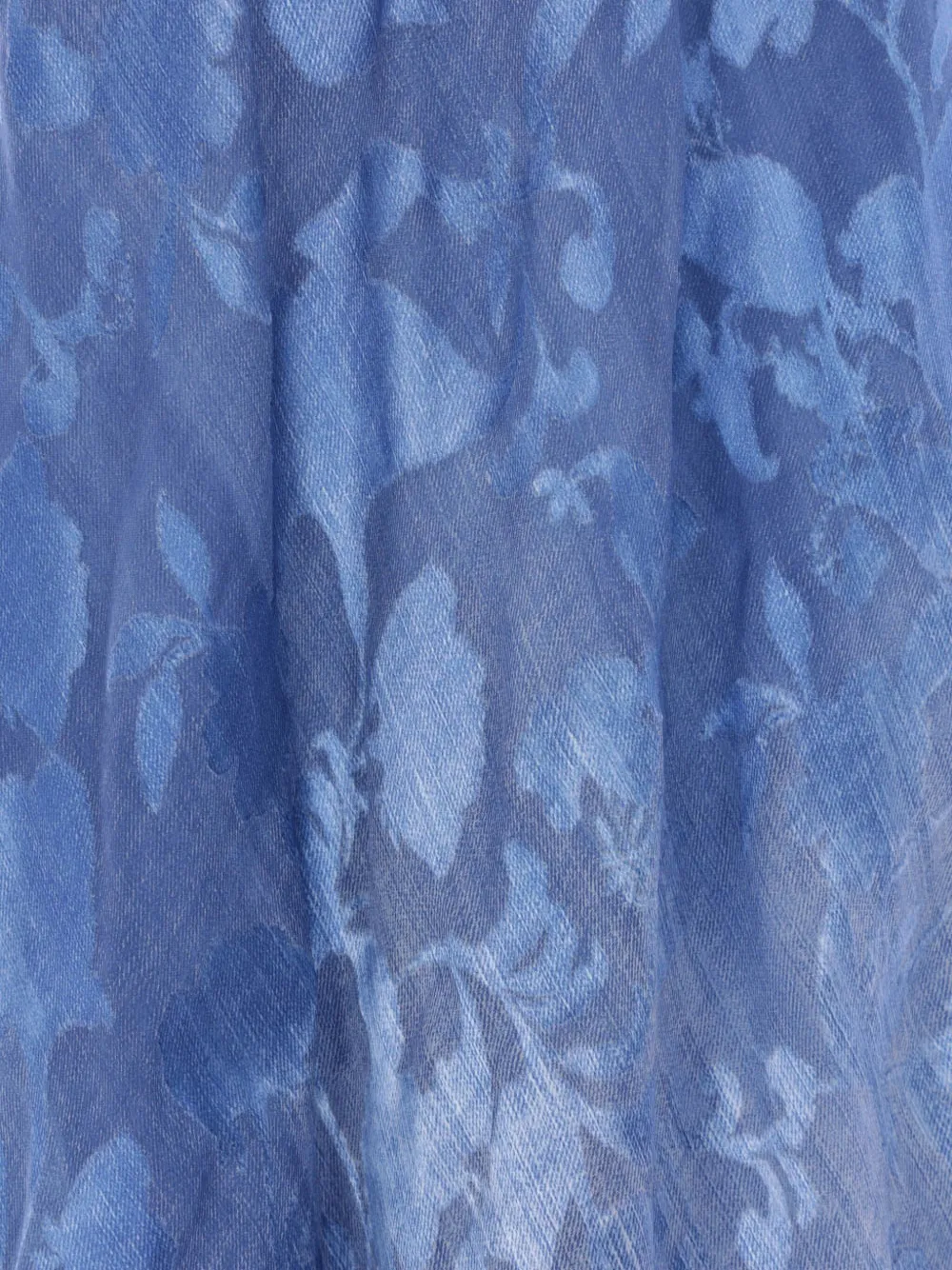 Ermanno Scervino Maxi-jurk met borduurwerk Blauw