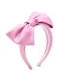 Colorichiari bow-detail headband - Pink