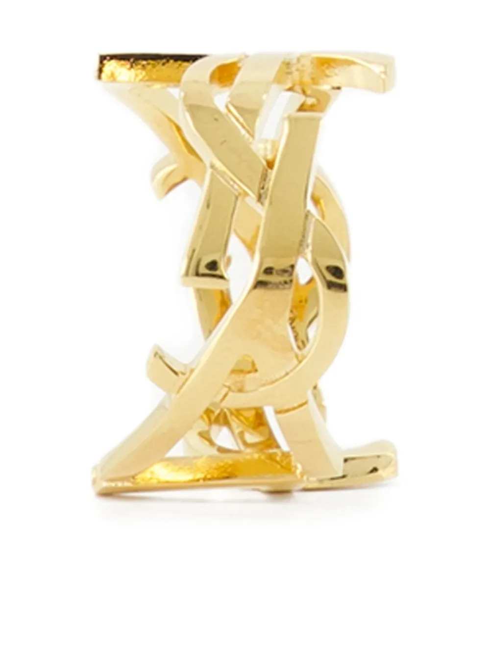 Saint Laurent Cassandre scarf ring | Gold | Image 1