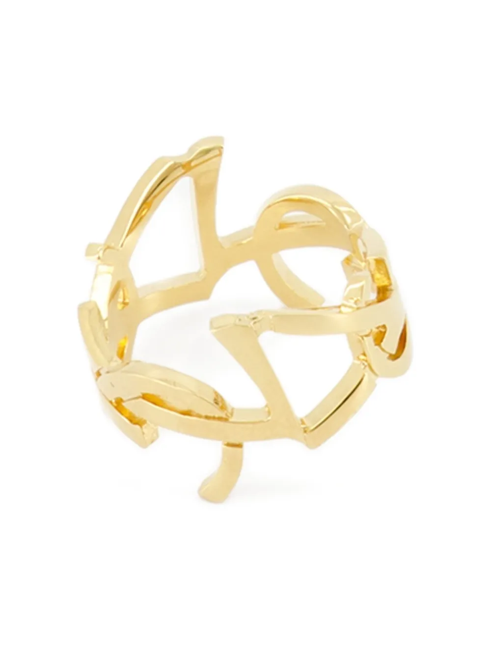 Saint Laurent Cassandre sjaalring Goud