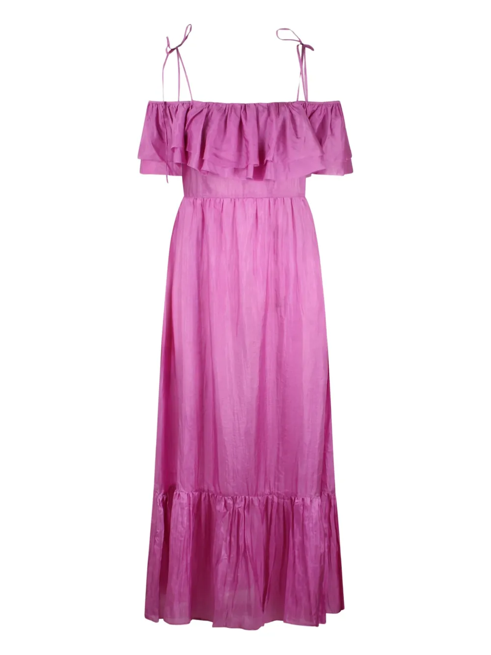 THE ROSE IBIZA silk maxi dress - Rosa