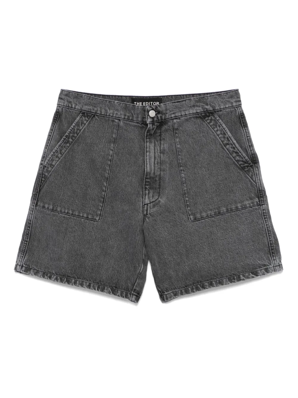 The Editor shorts de mezclilla | gris | Image 1