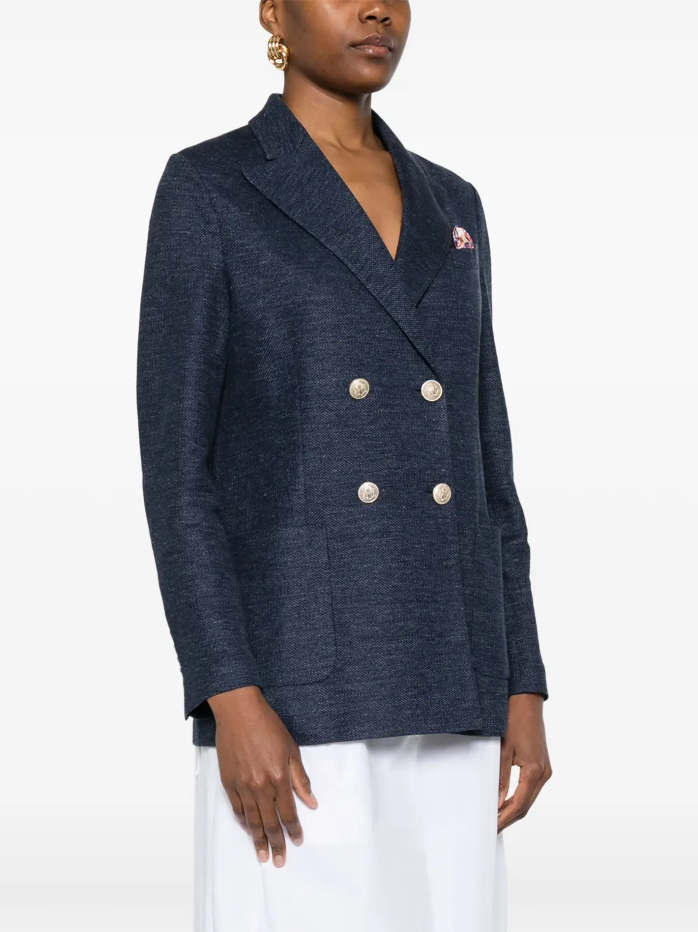 Circolo 1901 Blazer met dubbele rij knopen Blauw