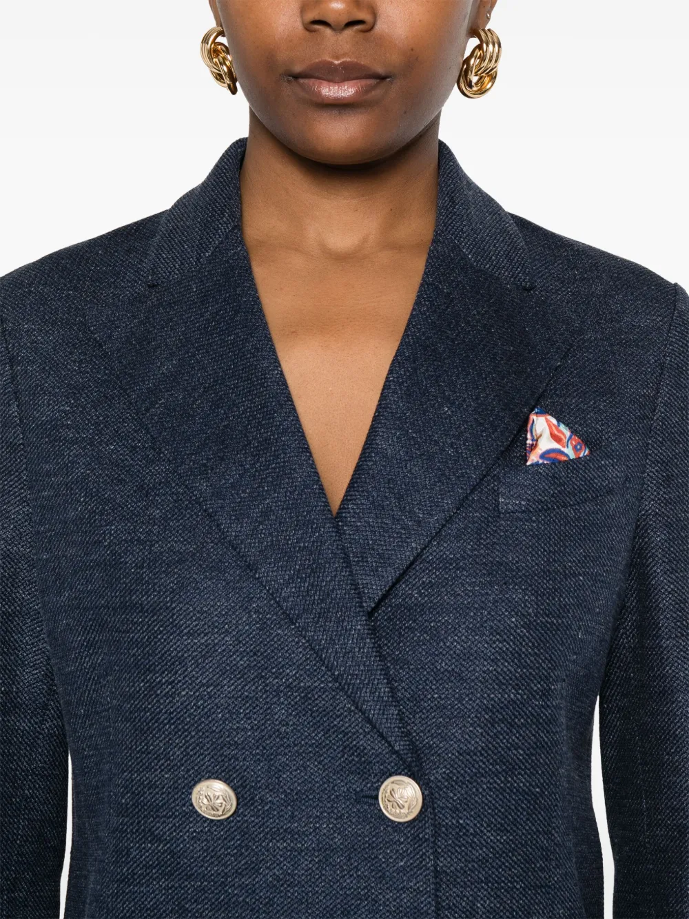 Circolo 1901 Blazer met dubbele rij knopen Blauw