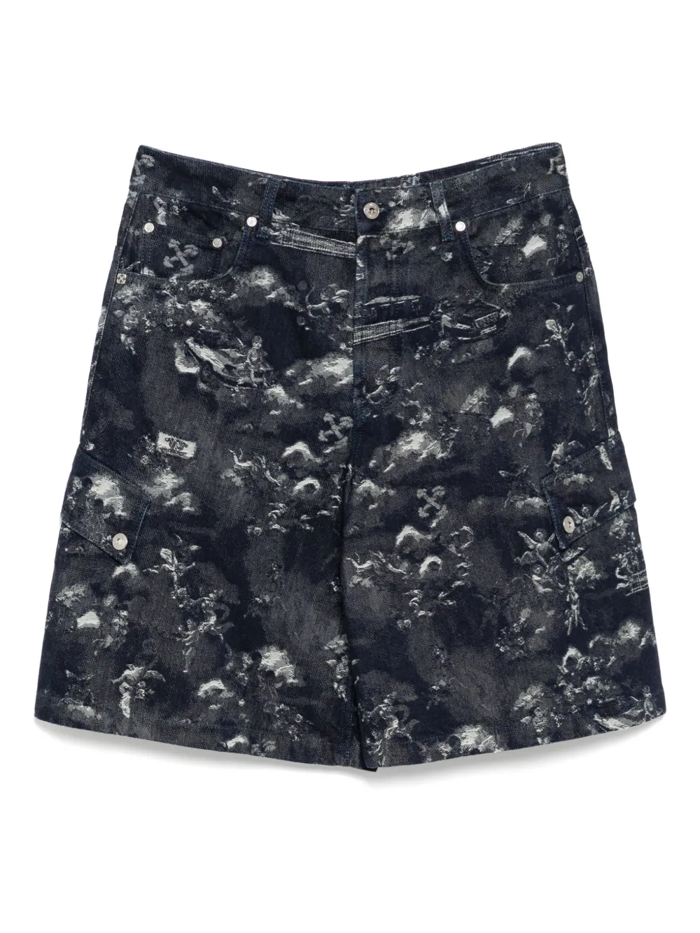 Off-White graphic-print shorts | Blue | Image 1