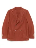 LUIGI BIANCHI MANTOVA herringbone blazer - Brown