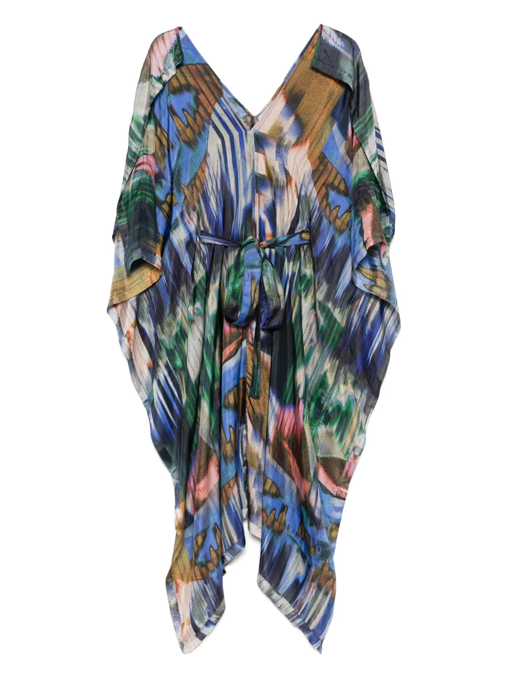 Henrik Vibskov Midi-jurk met ceintuur Blauw