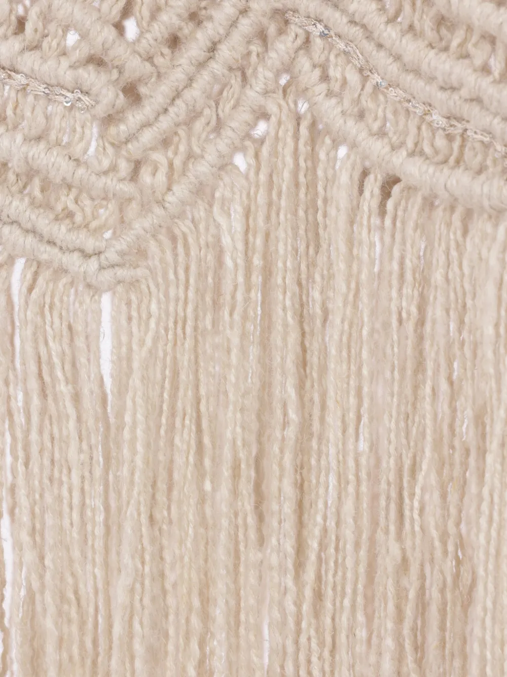Brunello Cucinelli Gehaakte midi-rok Beige
