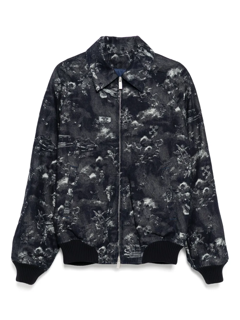 Off-White graphic-print jacket | Blue | Image 1